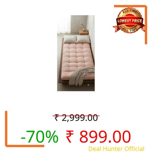 Cotton Mattress Single Bed | Gadda Single Bed for Floor | 72*36*6 inch