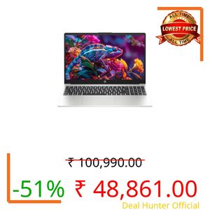 HP Professional 15 (2026), Intel (i3 14th Gen) Core 3 100U - (8 GB DDR5/512 GB SSD/Intel UHD Graphics/DOS (MS Office/Windows not Installed) Thin & Light Business/15.6" /Silver/1.5kg