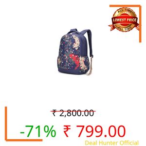 American Tourister Poppin Dot Stylish Backpack | 32L Volume | 3 Compartments | Ergonomic Design | School & College Bag for Men & Women | Grey Multi | 1 Year Global Warranty