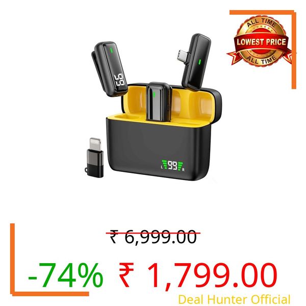 String Swing Wireless Microphone, Noise Cancellation, for iPhone & Android