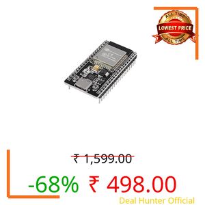 SP ELECTRON ESP32 Development Board DevKit V1 30-Pin with ESP32-WROOM-32, Dual-Core 240MHz, WiFi & Bluetooth 4.2, 4MB Flash, Micro USB, 3.3V for Ardino IDE, IoT, Robotics & DIY Projects