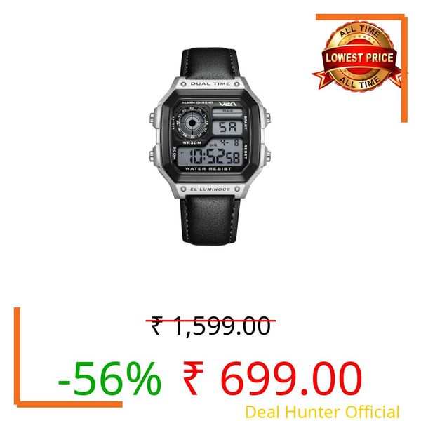 V2A Digitron 1399 Sports Digital Men Watches, Bold Retro Display
