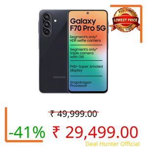 Samsung Galaxy F70 Pro 5G Alpha Black, 128 GB, 8 GB RAM