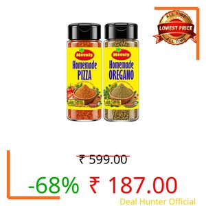 Meenly The Pizzeria Twin Pack Pizza & Oregano Seasoning (50g each)