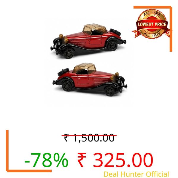 Umadiya® Vintage Toy Metal car 1:36 Scale Model Exclusive Alloy Metal Car Die-cast Scale Model Pullback Toy with Openable Doors & Light Music Best Gifts Toys Kids【Colors as Per Stock】