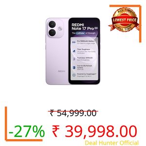 REDMI Note 17 Pro 5G (Purple Vibe, 8GB RAM, 256GB ROM) | 9000mAh Battery + 67W TurboCharge* | 6.83" 12-bit TrueColour AMOLED | No.1 Care Plan | Snapdragon 6s Gen 4 | 50MP OIS Camera | Victus 2 | IP69K