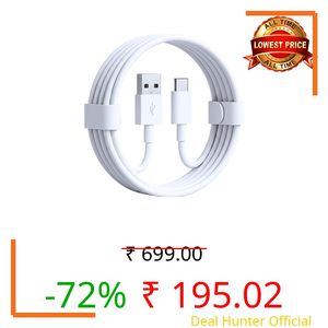 120W Type C to Type USB PD3.0 Charging Cable for Vivo X200, X200 Pro, X200 FE, V60, V50, V40 Pro, T4 Ultra, T4, Y400, Y300, iQOO 13, Neo 10, Neo 10R| Flash Charge Support | Original Charging Speed |