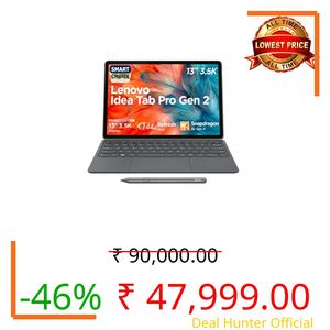 Lenovo Idea Tab Pro Gen 2 (Smartchoice) with Pen Plus & Keyboard | 13" Display, 3.5K Resolution, 144 Hz Refresh |8GB, 256GB| Snapdragon 8s Gen 4, 10200mAh, 4 JBL Speakers |USB 3.0 with DP-Out| WiFi 7