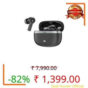 boAt 2026 Launch Nirvana Ion TWS Earbuds (Lunar Black)