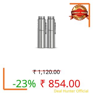 Trueware ICE Stainless Steel Water Bottle 1.5 Litre | Durable & Leak-Proof | For Office, Home, Travel, Fridge Kids, School For Women Men