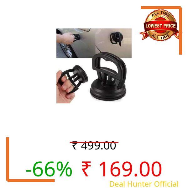 Car Dent Puller New 2026 Trending Premium Quality | Heavy-Duty Suction Cup Dent Remover | Strong Grip Handle for Lifting Dents, Glass, Tiles & Mirrors | Suction Lifter for Object Moving (SMALL SIZE) (BLACK COLOUR-1)