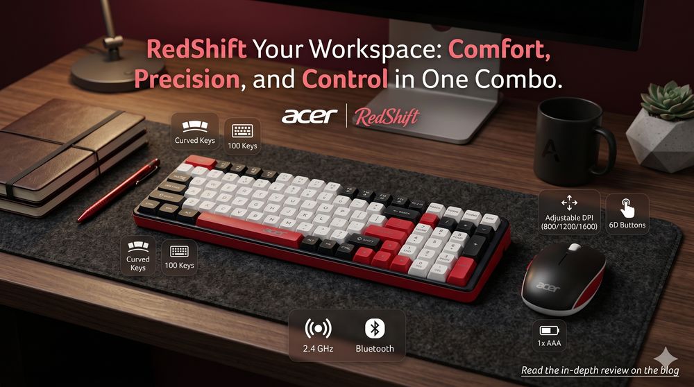 Acer Redshift Wireless Keyboard & Mouse Combo Review (2026 Guide)