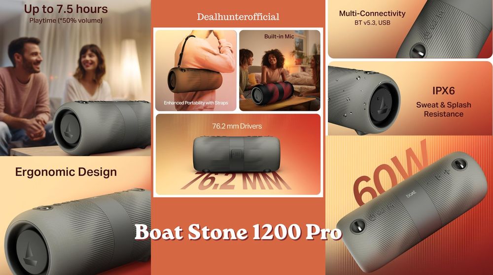 Boat Stone 1200 Pro Review: 60W Sound for Your 2026 Parties