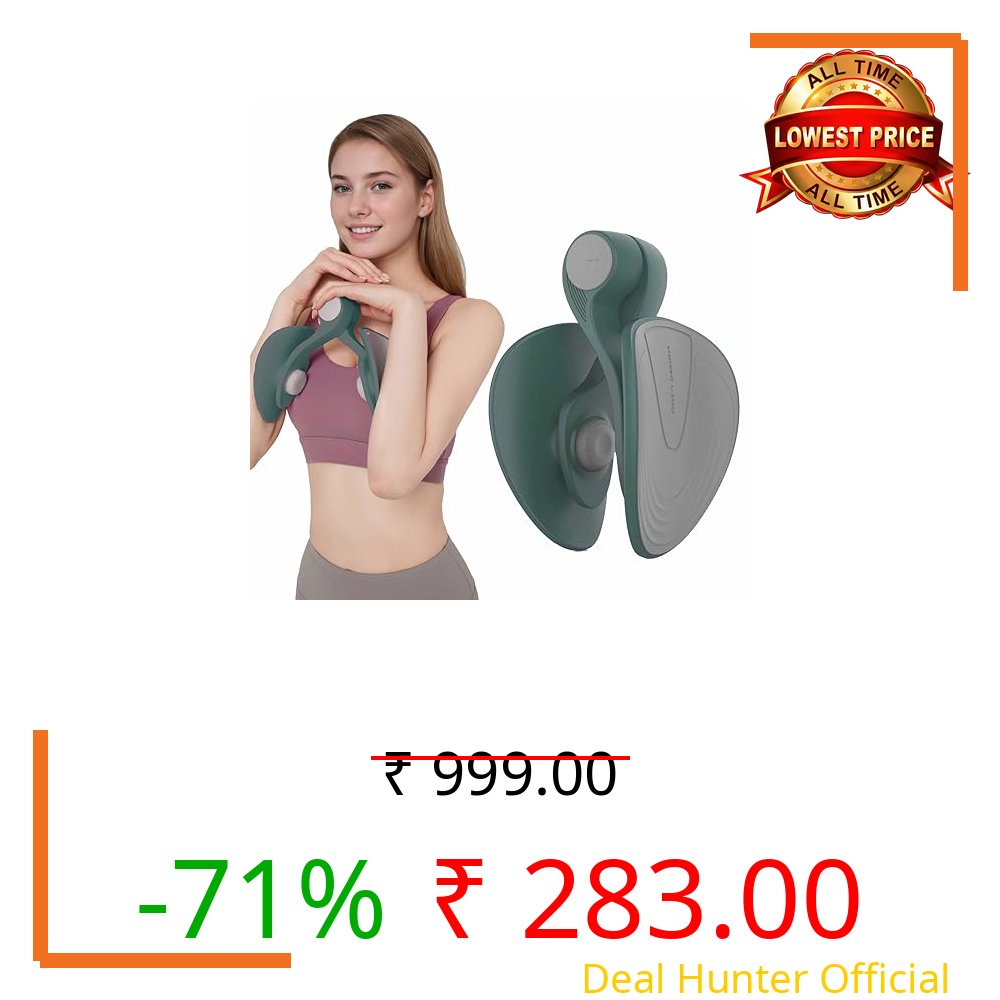 Thigh Toner Training, Thigh Master Thigh Exercise Equipment, Inner Thigh Exercise Equipment, Kegel Sports Equipment, Pelvic Floor Coach, Men and Women (green)