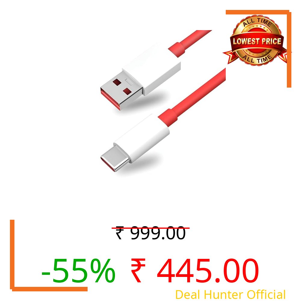 Skinkart 100W Supervooc Fast Charging Type-C Cable|1M USB-A To Type-C Supervooc Charge Cable|Compatible With OnePlus 13,13R,12R,11R,10R,10T,9,9R,Nord CE 4,CE 3,CE 2|High-Speed Data Sync,Pink