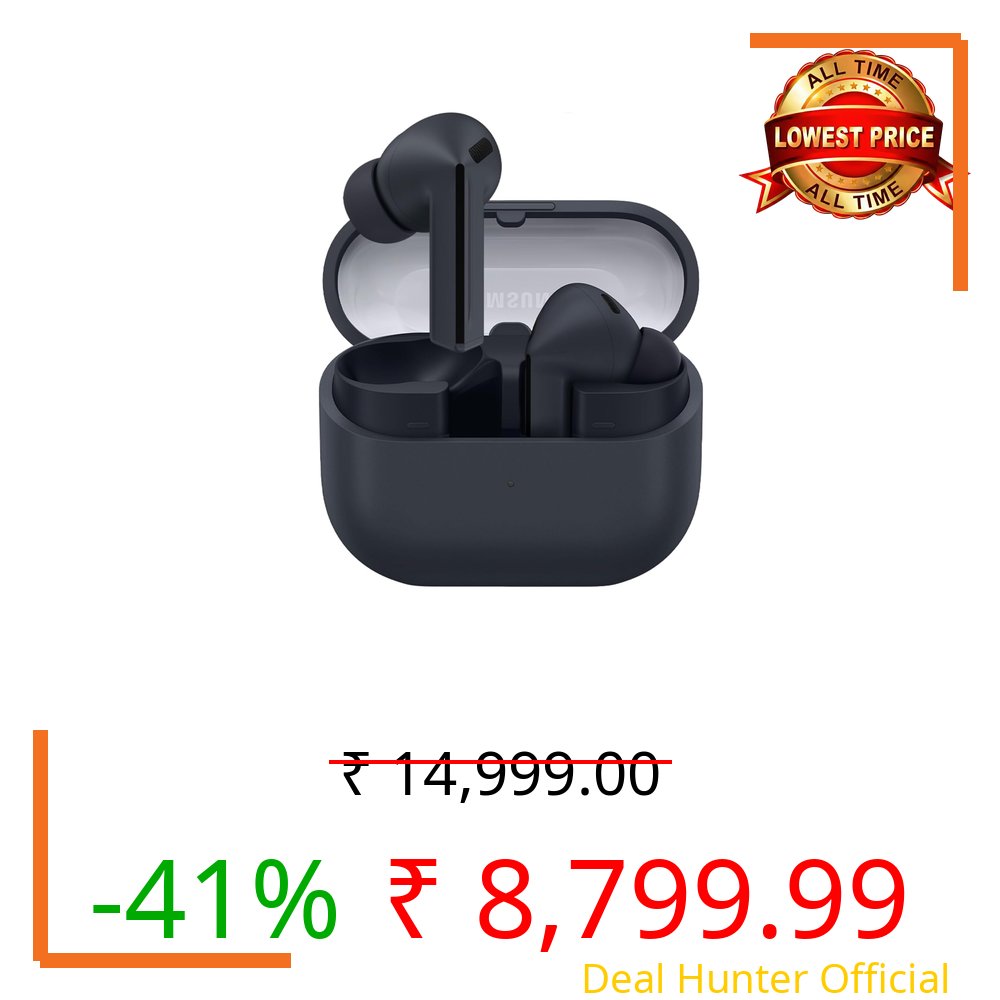 SAMSUNG Galaxy Buds 3-FE (2025) True Wireless Bluetooth Earbuds, Active Noise Cancellation, Clear Calls, Long Lasting Battery, Hands Free AI, Latin American Stock SM-R420NZKALTA - (Black)